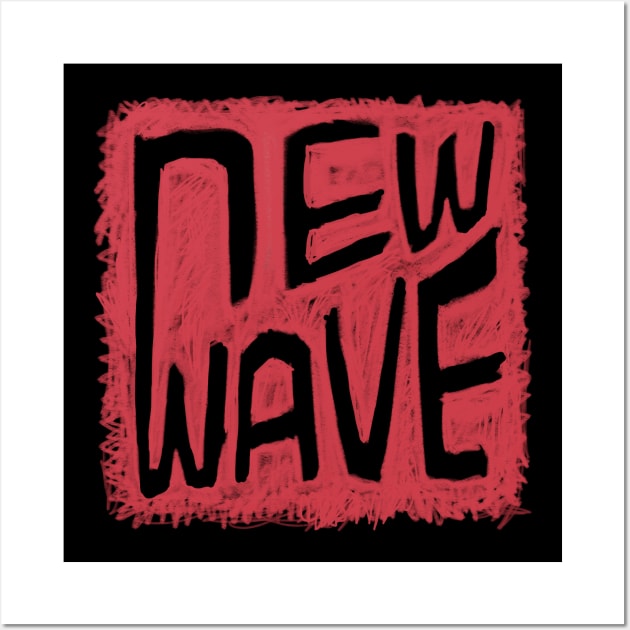 New Wave, Synth Pop, Indie Music, Synth Wave Wall Art by badlydrawnbabe